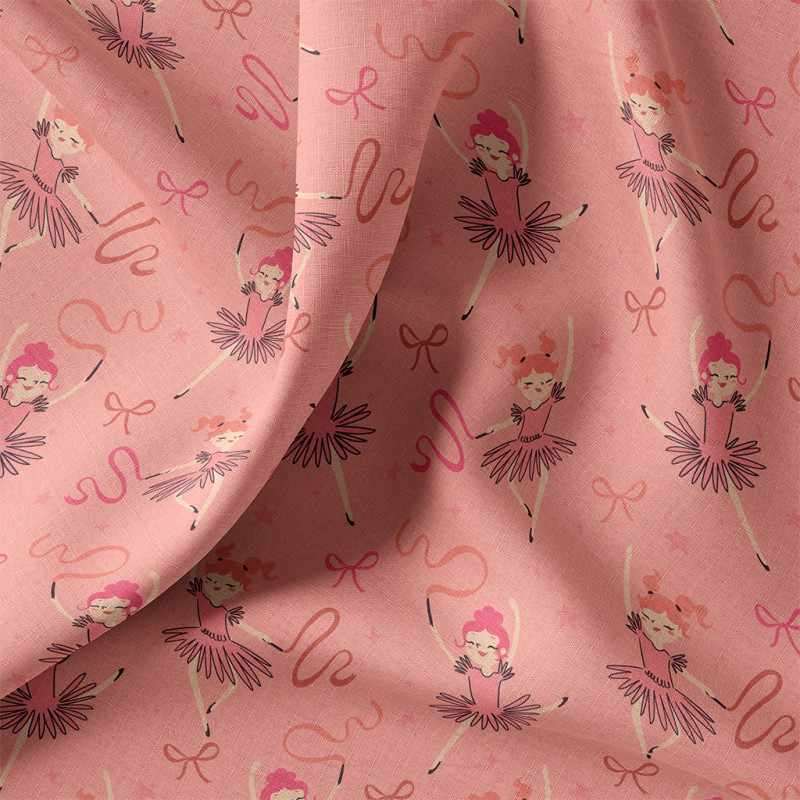 Printed Cotton AXELLE Pink / Candy